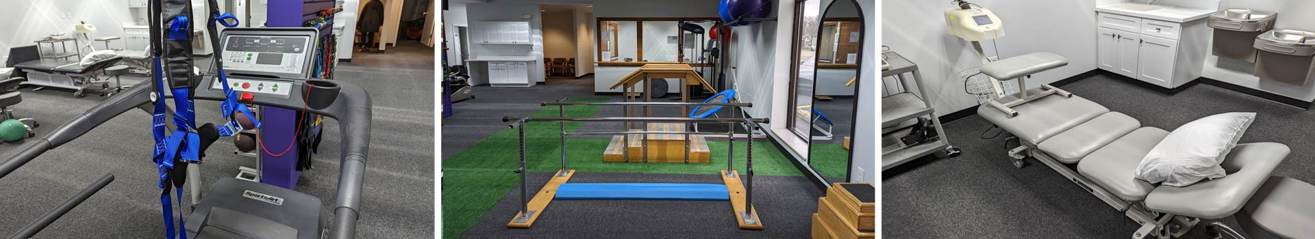 Treatment area at Total Body Rehab